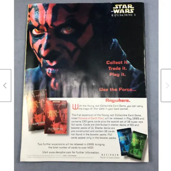 Star Wars Kids Magazine Winter 2000 Issue 7 Sebulba Podracer - Picture 5 of 5